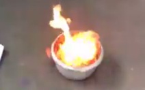 Giếng nước xuất hiện váng dầu, có thể đốt cháy