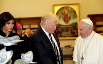 Giáo hoàng Francis thân thiện tiếp Tổng thống Trump