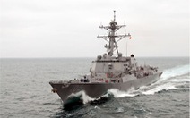 Tàu chiến Mỹ áp sát đảo nhân tạo Trung Quốc xây bất hợp pháp