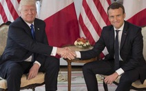 Tổng thống Pháp nói gì về cú bắt tay Tổng thống Trump?