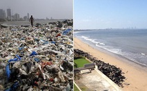 Ấn Độ dọn bờ biển ngập 5.000 tấn rác ra sao?