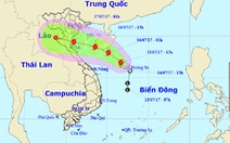 Áp thấp nhiệt đới mạnh lên thành bão số 2