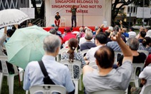 Biểu tình phản đối ông Lý Hiển Long tại Singapore