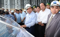 Thủ tướng thị sát hệ thống xử lý nước thải tại Formosa