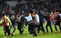 ​Cổ động viên Lille tấn công đội nhà sau trận gặp Montpellier