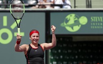 ​Ostapenko và Isner vào bán kết Giải quần vợt Miami 2018