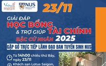 Ban tuyển sinh NUS giải đáp về cơ hội giành học bổng