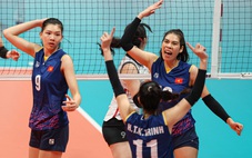 Bóng chuyền nữ Việt Nam - Triều Tiên (25-17, 25-20, 20-25): Tuyển Việt Nam chùng xuống