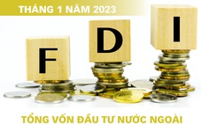 Tháng 1 Việt Nam nhận gần 1,7 tỉ USD vốn FDI, nước nào đầu tư nhiều nhất?