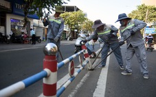 TP Biên Hòa tiếp tục tháo dỡ thêm một dải phân cách giao thông