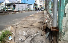 Xuất hiện nhiều vết nứt trên cầu Dừa sau thi công đường cống