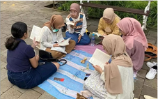 Câu lạc bộ sách im lặng thúc đẩy văn hóa đọc ở Indonesia