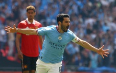 Man City - Man United (hiệp 1) 1-0: Gundogan mở tỉ số ở giây thứ 13