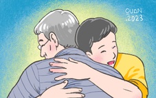 Chồi sống nảy mầm việc hiến thận của người cha