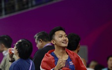 Thần đồng điền kinh 17 Thái Lan giành huy chương bạc 100m nam Asiad 19