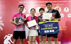 Trường đại học Đà Lạt giành huy chương vàng Giải pickleball các câu lạc bộ quốc gia 2024