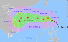 Bão Trami có thể tăng liền 3 cấp sau khi vào Biển Đông