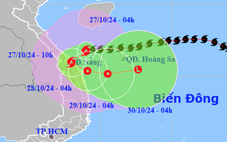 Bão Trà Mi giật cấp 12 cách Đà Nẵng 125km, sáng nay vào Quảng Trị - Quảng Ngãi