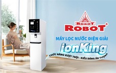 Máy lọc nước điện giải ROBOT ionKing thu hút bởi chức năng và kiểu dáng