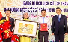 Đài tưởng niệm các chiến sĩ giao bưu Đà Nẵng được công nhận là di tích lịch sử