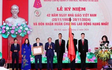 Trường Cán bộ quản lý văn hóa, thể thao và du lịch nhận Huân chương Lao động hạng nhất