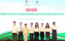 Sinh viên Duy Tân giành giải nhất cuộc thi công nghệ chế biến