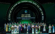 Công ty Nước Hoàng Minh được trao danh hiệu Thương hiệu Quốc gia 2024