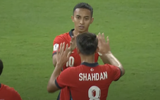 Singapore - Campuchia (Hiệp 1) 2-0: Thủ môn Campuchia mắc 2 sai lầm khó tin