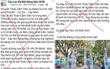 Dời Thảo cầm viên ra Safari Củ Chi là tin thất thiệt