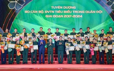 Tuyên dương 80 cán bộ, đoàn viên thanh niên tiêu biểu, có thành tích xuất sắc trong quân đội