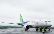 Máy bay thương mại 'made in' Trung Quốc lần đầu đến Vân Đồn