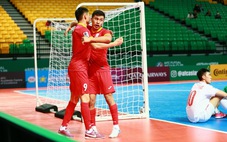 Tuyển futsal Việt Nam - Kyrgyzstan (hiệp 1)1-1: Mạnh Dũng gỡ hòa