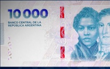 Argentina đưa vào lưu hành tờ tiền 10.000 peso mới