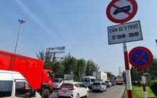 Cấm xe tải nặng qua cầu Rạch Miễu một số khung giờ