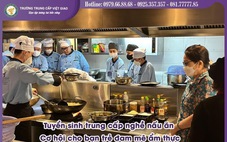 Trung cấp Việt Giao đã có chương trình đào tạo bếp trưởng