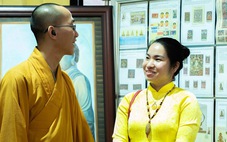 Ngắm bộ tem Phật in lụa duy nhất trên thế giới