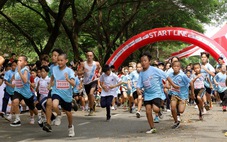 Gần 600 trẻ mồ côi chạy tại giải từ thiện quyên góp cho các mái ấm