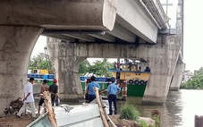 Sà lan va làm hư hỏng nặng dầm cầu Mang Thít, tỉnh Vĩnh Long
