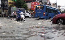Dự án chống ngập hơn 23 tỉ đi vào hoạt động, ‘rốn ngập’ Biên Hòa vẫn lênh láng nước