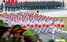 Hình ảnh ấn tượng buổi tổng duyệt diễu binh, diễu hành kỷ niệm 70 năm Chiến thắng Điện Biên Phủ