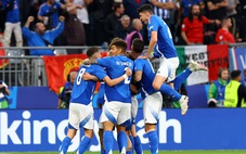 Ý - Albania (hết hiệp 1) 2-1: Nicolo Barella nâng tỉ số