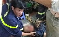 Giải cứu người đàn ông bị thương ở giếng sâu 30m