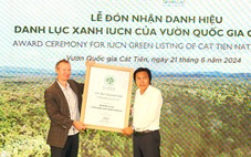 Vườn quốc gia đầu tiên ở Việt Nam đạt danh hiệu Danh lục Xanh