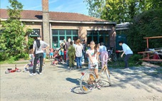 Thú vị 'Thư viện xe đạp' dành cho trẻ em