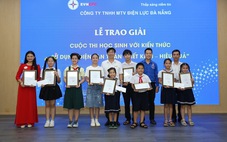 PC Đà Nẵng cùng học sinh tuyên truyền tiết kiệm điện