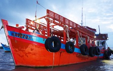 Tàu cá cùng 11 thuyền viên bị bắt bên Campuchia đã về Việt Nam