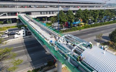 Sắp hoàn thành 9 cầu đi bộ kết nối tuyến metro số 1