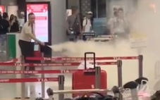 Pin dự phòng của hành khách bốc cháy ở ga quốc tế sân bay Tân Sơn Nhất