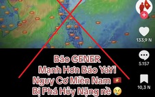 Miền Nam chìm trong biển nước do mưa bão là tin đồn thất thiệt