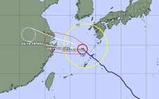 Bão Bebinca với sức gió 180km/giờ hướng về phía đông Trung Quốc